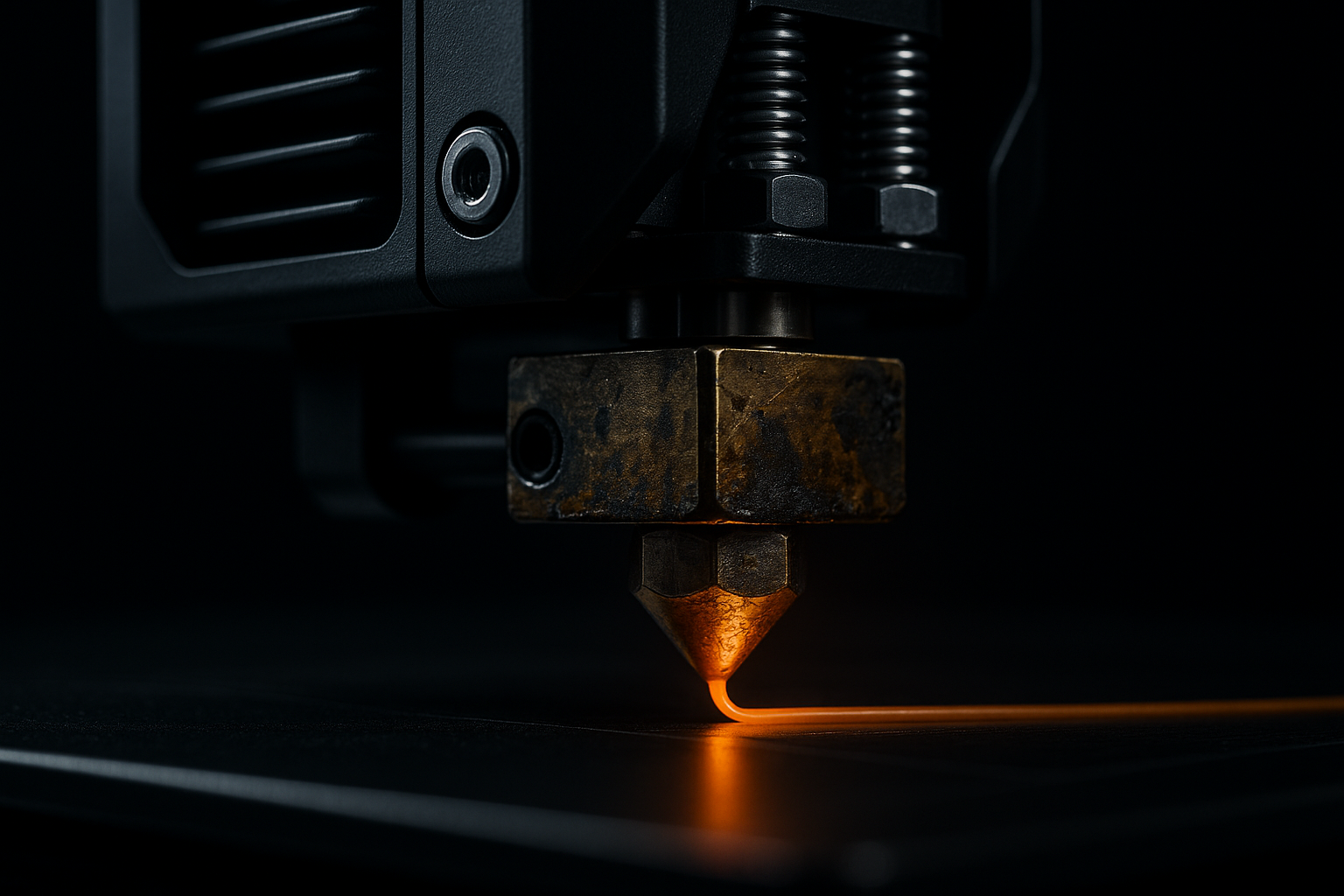 3D-Drucker Druckkopf in Aktion